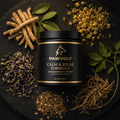 PawVolt calming supplement with ashwagandha and chamomile ingredients