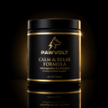 PawVolt Calm & Relax dog supplement jar — anxiety and stress support